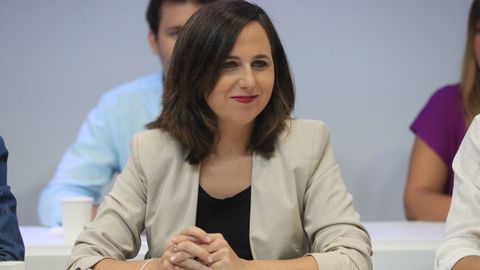 La secretaria general de Podemos y ministra de Derechos Sociales Ione Belarra.