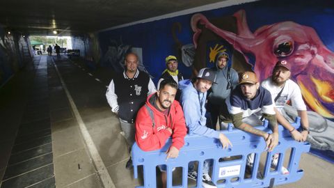 Diez muralistas procedentes de distintos puntos del pas participaron en la Liga Nacional de Grafito.