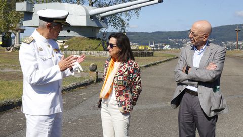 Margarita Robles en la inauguración del curso académico de la Escola Naval Militar de Marín.