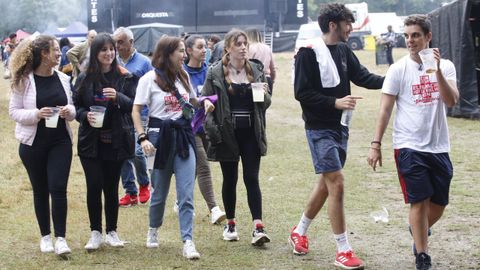 Un aspecto del campo de la fiesta en la última edición de la romería de San Mateo, la del año 2019