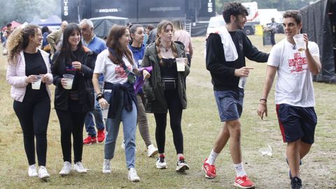 Un aspecto del campo de la fiesta en la ltima edicin de la romera de San Mateo, la del ao 2019