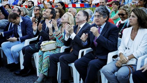 Autoridades en el Día de América en Asturias