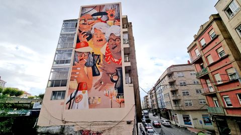 Obra de Marina Capdevila en Avenida de Madrid, 24