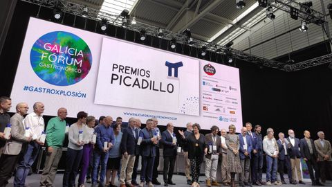 Los galardonados en los Premios Picadillo.