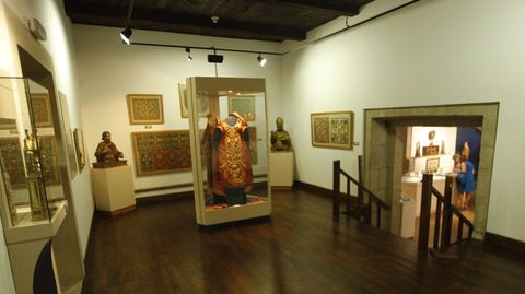 Interior del museo de arte sacro de Monforte, que se encuentra en el edificio del convento de las Clarisas