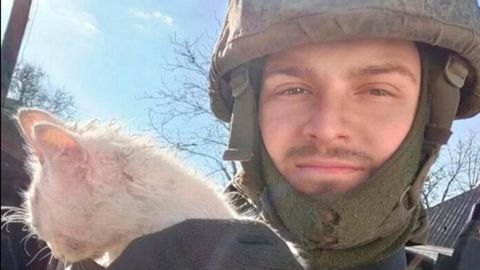 El soldado ruso Nikita Chibrin.