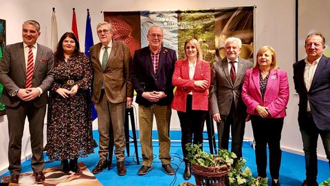 Participantes en la presentación del geodestino Riberio-Carballiño