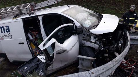 Accidente de tráfico en Valdés