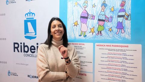 María Sampedro, concejala de cultura de Ribeira, desgranó el programa de actividades.