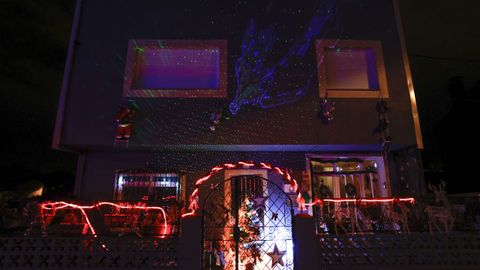 As Gándaras es el barrio de Lugo más iluminado por Navidad