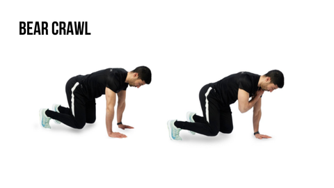 Bear crawl.