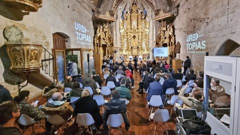 El Concello de Pontevedra estreno el uso cultural de la antigua iglesia el pasado mes de febrero con las jornadas Urbtopías