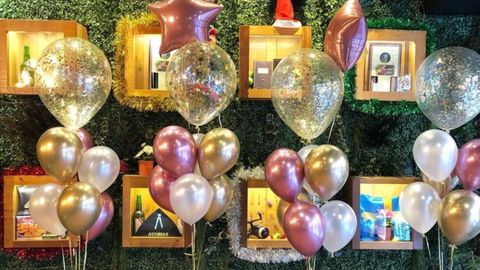 Un trabajo de decoración con globos realizado por Hascot Kids