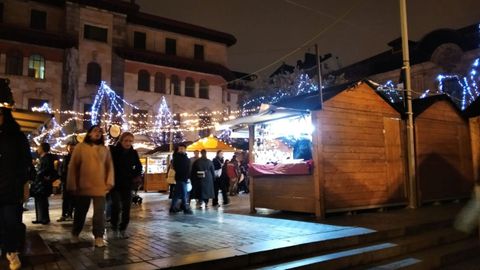 Mercado de Navidad de Oviedo de 2022. Archivo