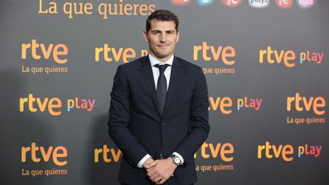 Iker Casillas .Iker Casillas en un evento de TVE.
