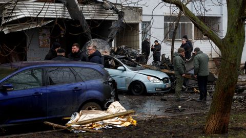 Muere la cpula de Interior del Gobierno de Ucrania en un accidente de helicptero