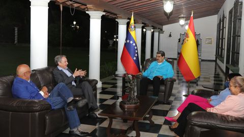 Nicolás Maduro recibe a José Luis Rodríguez Zapatero