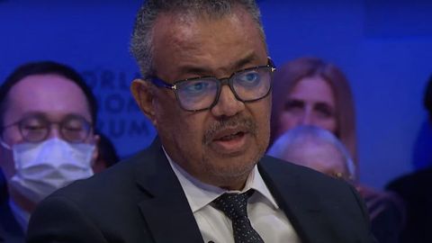 El director general de la Organizacin Mundial de la Salud (OMS), Tedros Adhanom Ghebreyesus