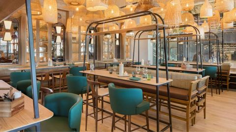 Una de las zonas del gran complejo gastronómico Nastura, en El Vasco.