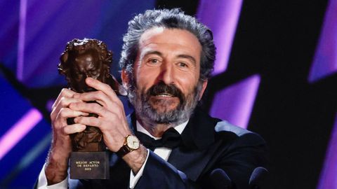 Luís Zahera se hizo con el Goya por su papel en «As bestas».