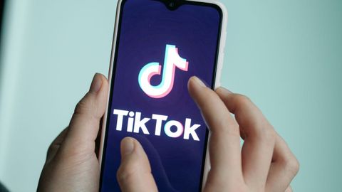 El logotipo de la aplicacin TikTok