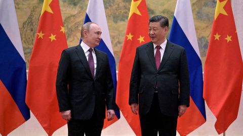 Vladimir Putin y Xi Jinping, el pasado febrero en Pekín