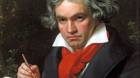 Retrato de Beethoven realizado por Joseph Karl Stieler en 1820