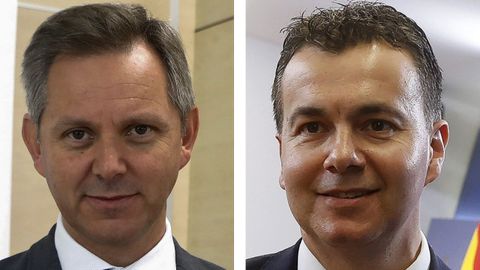 Combo con imágenes de archivo de José Manuel Miñones Conde (i) y de Héctor Gómez Hernández