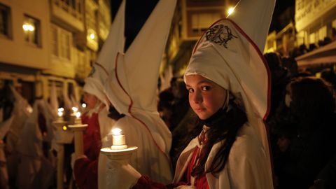 Procesión de la Pasión, en Viveiro, en una imagen de archivo
