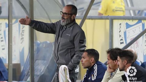 lvaro Cervera, durante el UD Las Palmas-Real Oviedo