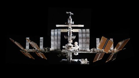La Estacin Espacial Internacional en una imagen del pasado 4 de abril
