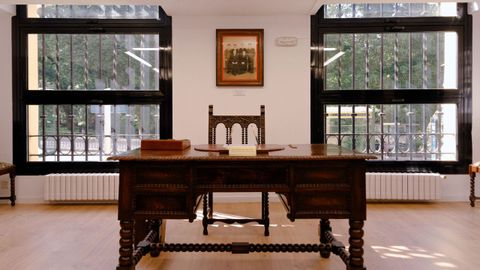 Despacho de Belarmino Toms en la sede de Presidencia del Principado de Asturias
