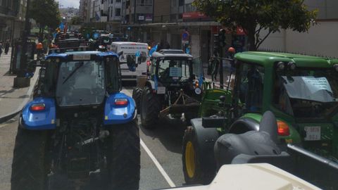 Tractorada en Oviedo