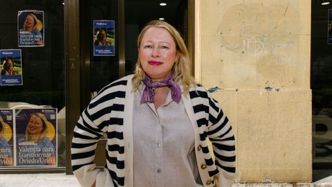 Belén Suárez, candidata de Podemos a la alcaldía de Oviedo