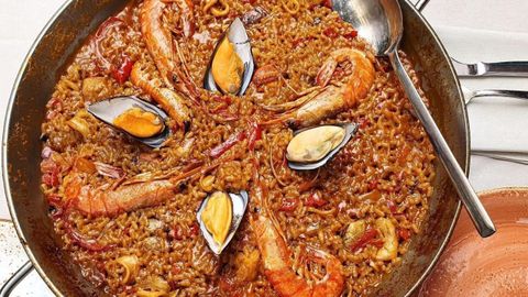 Los arroces son otra de las especialidades de Mesón La Comtienda