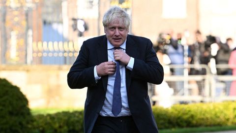 El ex primer ministro britnico Boris Johnson