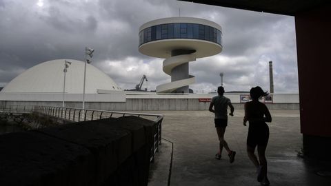 Vista del Centro Niemeyer de Avilés