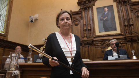 La nueva alcaldesa de Gijón, Carmen Moriyón