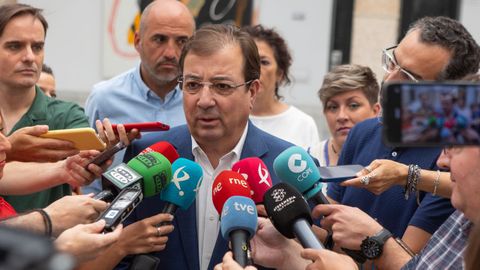 El presidente en funciones de la Junta de Extremadura y líder del PSOE, Guillermo Fernández Vara.