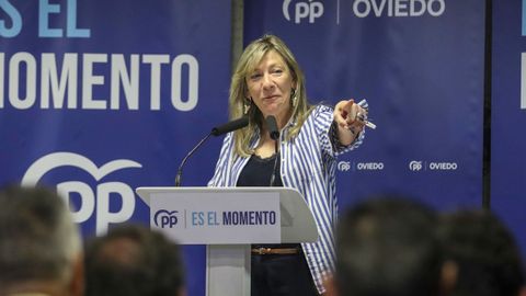  La cabeza de lista del Partido Popular al Congreso por Asturias, Esther Llamazares