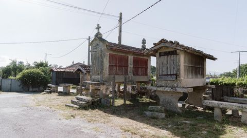 Hórreos en Amoeiro