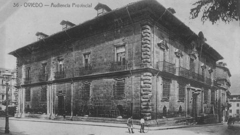 El edificio del Tribunal Superior de Justicia de Asturias, situado en la plaza de Porlier