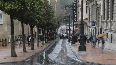 Vista de la calle San Francisco de Oviedo