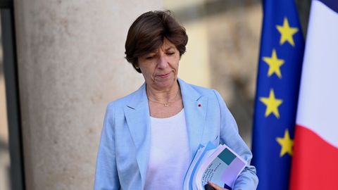 Catherine Colonna, ministra de Exteriores de Francia.
