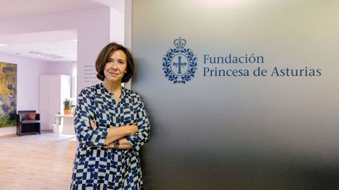 Teresa Sanjurjo, presidenta de la Fundacin Princesa de Asturias
