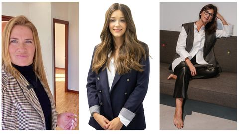 Eva Fern�ndez, Bego�a S�nchez y Paula Sope�a, tres agentes inmobiliarias con �xito en redes sociales.