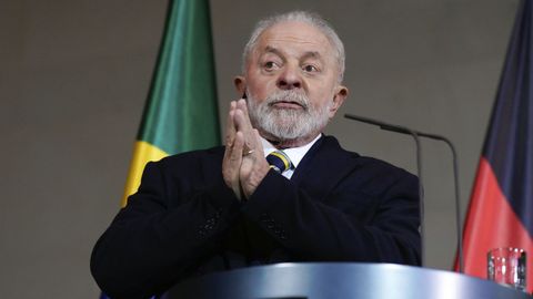 El presidente de Brasil, Luiz Incio Lula da silva.