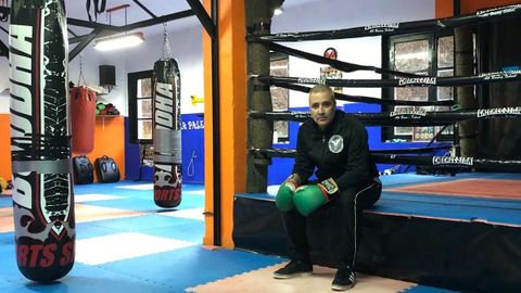 Juanma Llaneza, el mierense que se ha coronado como boxeador ms rpido del mundo