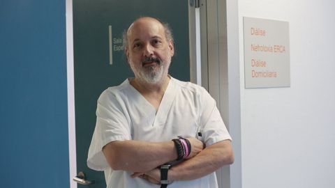El doctor Jesús Calviño, Jefe de Servicio de Nefrología en el Hospital Lucus Augusti. 