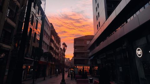 Imagen de archivo de una de las calles del centro de Oviedo